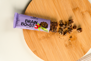 SĖKLŲ BATONĖLIAI "BRAIN BOOST", EKOLOGIŠKI, SU GUARANA, 24 VNT.