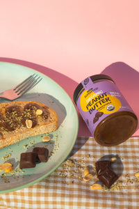 Ekologiškas žemės riešutų kremas su guarana „Brain Boost“