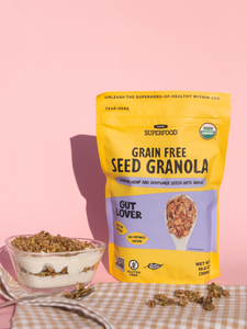 GUT LOVER SĖKLŲ GRANOLA: LYG SU MEDUMI